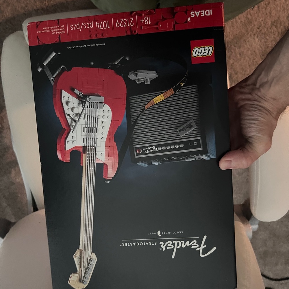 LEGO Red and White Guitar Set